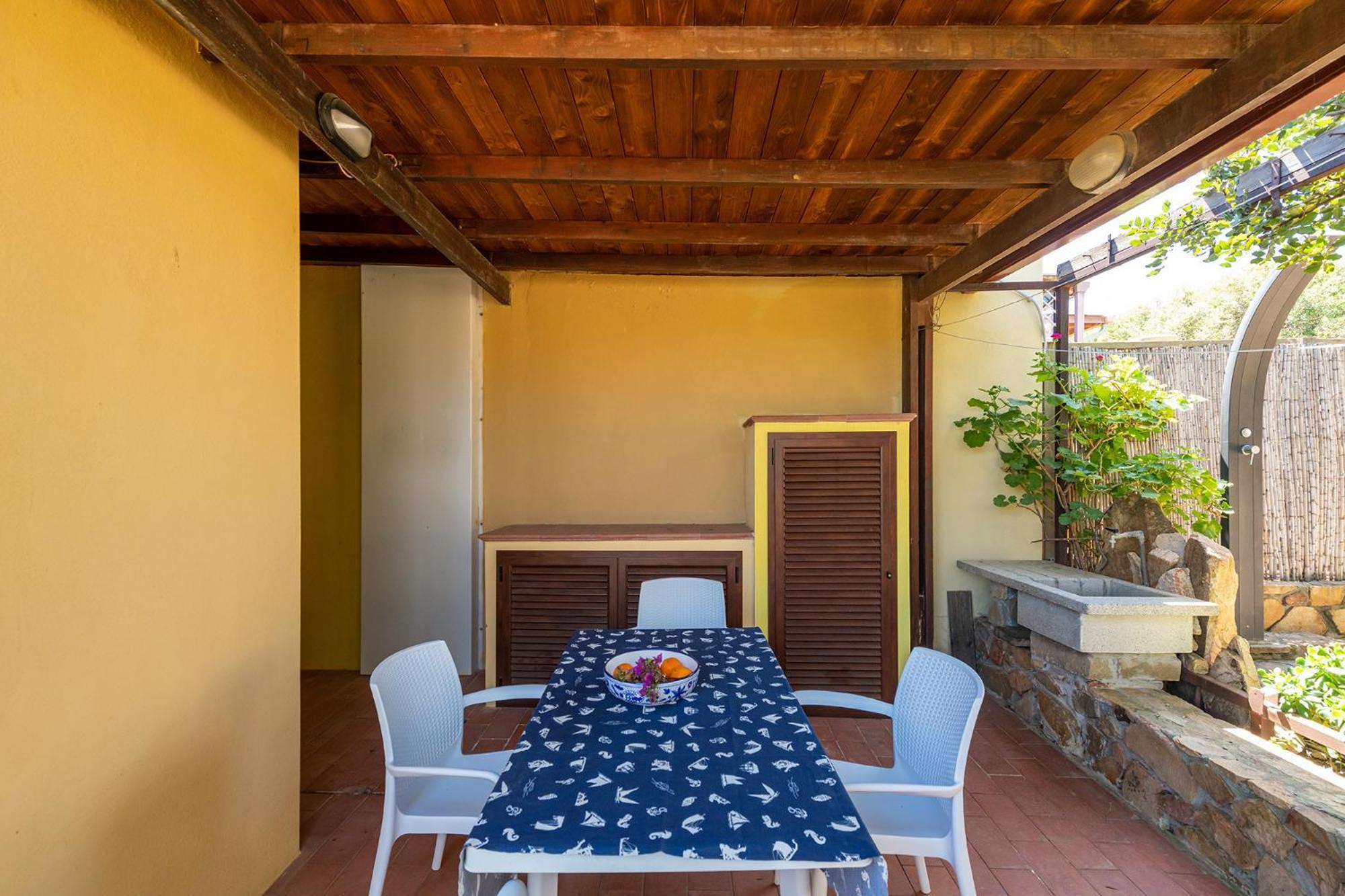 Villa Allegra Panoramica 150 Mt Dal Mare Villasimius Extérieur photo