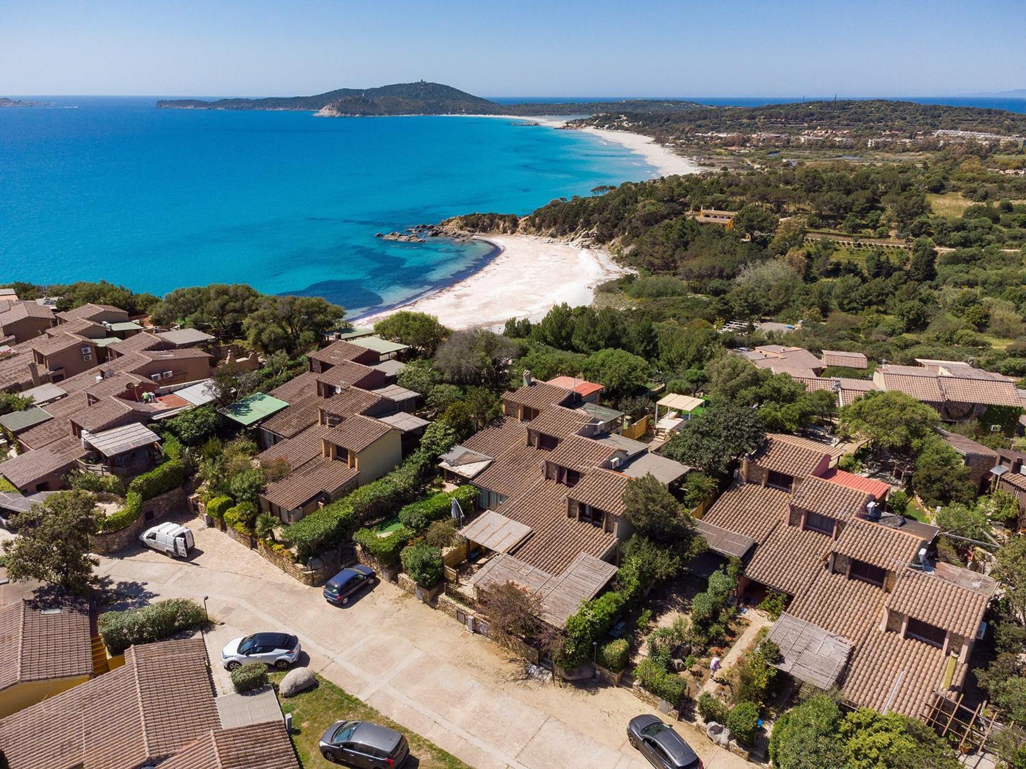 Villa Allegra Panoramica 150 Mt Dal Mare Villasimius Extérieur photo
