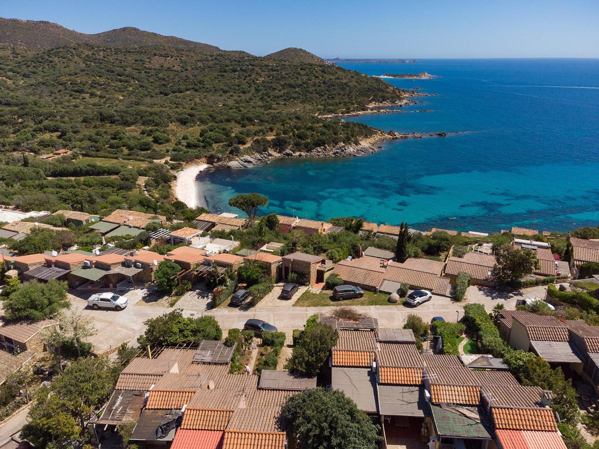 Villa Allegra Panoramica 150 Mt Dal Mare Villasimius Extérieur photo