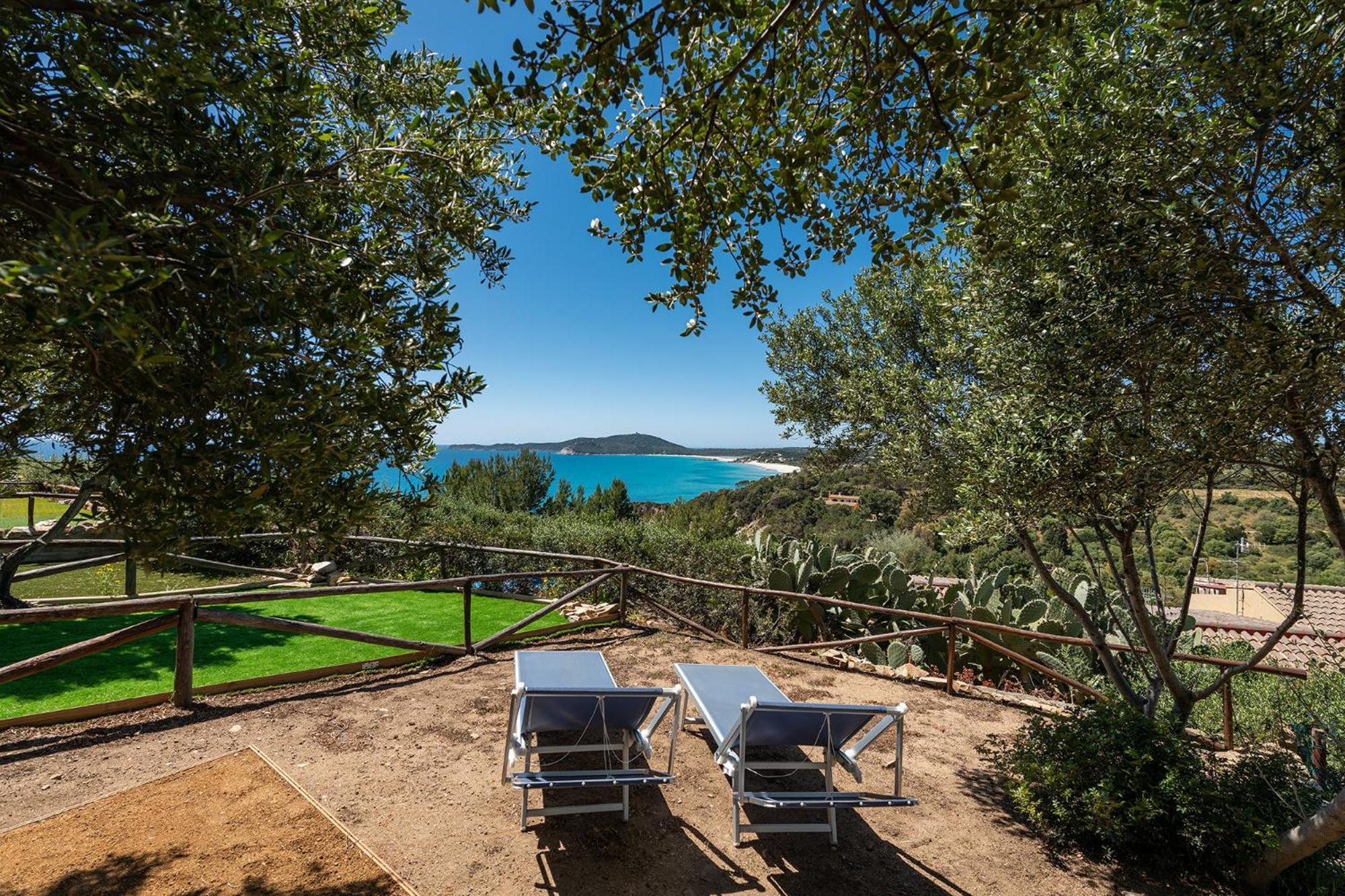 Villa Allegra Panoramica 150 Mt Dal Mare Villasimius Extérieur photo