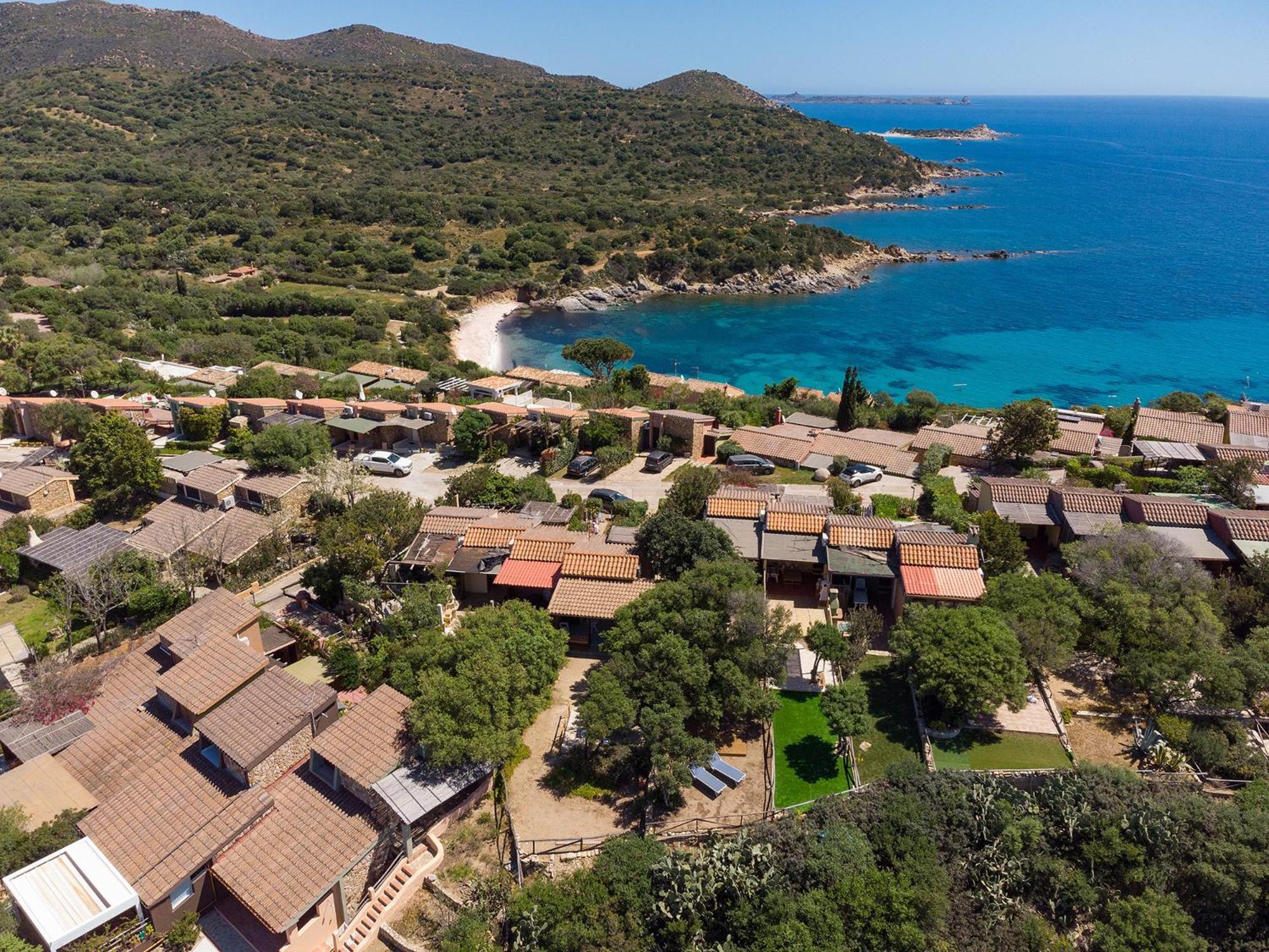 Villa Allegra Panoramica 150 Mt Dal Mare Villasimius Extérieur photo